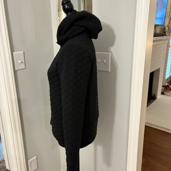 DSG Women's Size XS Zip Up Hooded Jacket Quilted Black Dick's Sporting Goods - Picture 2 of 5